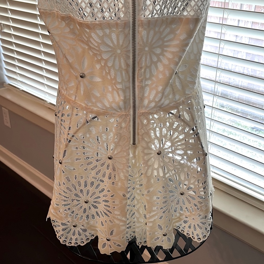 Veronica Beard. Sheer Top With Rivets Throughout … - image 5